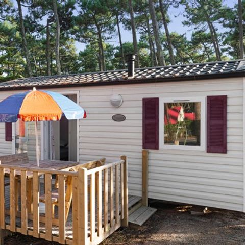 Mobile home 8 persons - Classic XL | 3 Bedrooms | 6/8 Pers. | Uncovered raised terrace