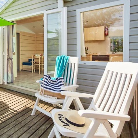 Mobile home 8 persons - Comfort XL | 3 Bedrooms | 6/8 Pers. | Terrace with lift, not covered