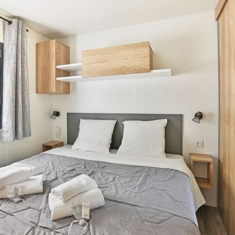 Mobilhome 6 personnes - Premium Azure | 3 Ch. | 6 Pers. | Terrasse surélevée | Clim.