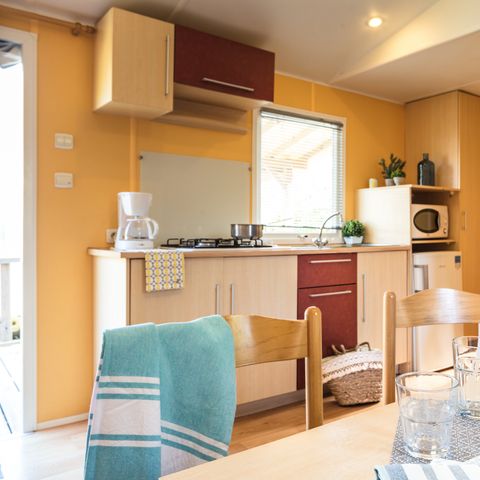 MOBILHOME 6 personas - Clásico | 2 Dormitorios | 4/6 Pers. | Terraza elevada