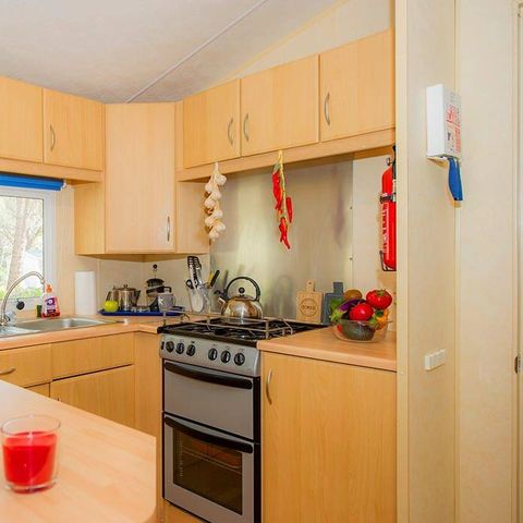 Mobile home 8 persons - Mobile-home | Comfort | 3 Bedrooms | 6/8 Pers. | Uncovered raised terrace