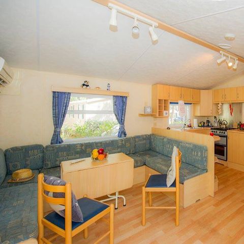 Mobile home 8 persons - Mobile-home | Comfort | 3 Bedrooms | 6/8 Pers. | Uncovered raised terrace