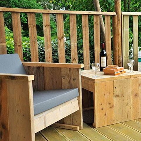 TENTE TOILE ET BOIS 6 personnes - Tente Safari Lodge | 2 Ch. | 6 Pers. | 1 SDB