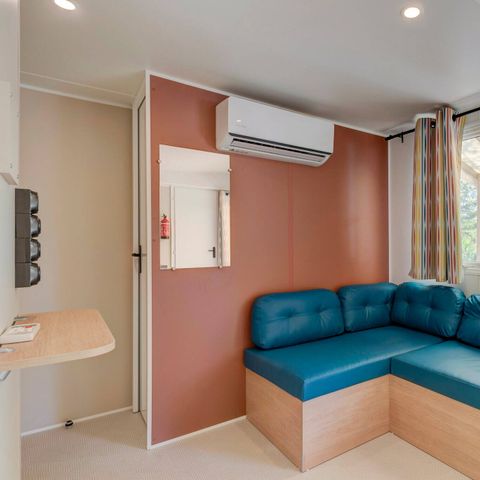 Mobile home 6 persons - Mobile home | Comfort | 3 Bedrooms | 6 Pers | Raised terrace | Air conditioning | TV