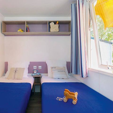 Mobile home 4 persons - Mobile-home | Comfort | 2 Bedrooms | 4 Pers. | Raised terrace | Air-con.