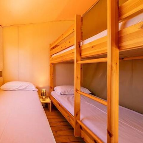 Canvas and wooden tent 5 persons - Eco Lodge | 2 Bedrooms | 4/5 People | No bathroom