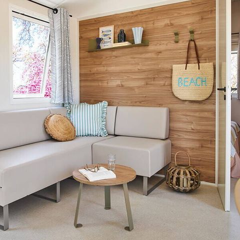 Mobile home 6 persons - Mobile-home | Comfort | 2 Bedrooms | 4/6 Pers. | Raised terrace | Air-con.