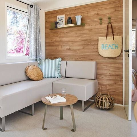 Mobilheim 6 personen - Comfort | 2 Zi. | 4/6 Pers. | Erhöhte Terrasse | Klimaanlage