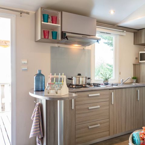 Mobile home 6 persons - Comfort | 2 Bedrooms | 4/6 Pers | Raised terrace | Air conditioning