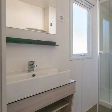 Mobile home 8 persons - Mobile-home | Comfort | 3 Bedrooms | 6/8 People | Uncovered raised terrace | 1 Bathroom | TV