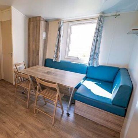 Mobile home 8 persons - Mobile-home | Comfort | 3 Bedrooms | 6/8 People | Uncovered raised terrace | 1 Bathroom | TV