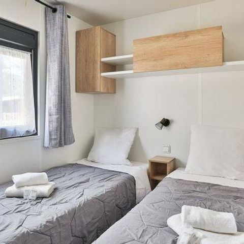 MOBILHOME 6 personnes - Mobil-home | Premium | 3 Ch. | 6 Pers. | Terrasse surélevée | TV