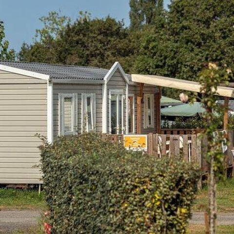 Stacaravan 8 personen - Mobile-home | Comfort | 3 Slaapkamers | 6/8 Pers. | Terras Lounge | 1 Badkamer | TV