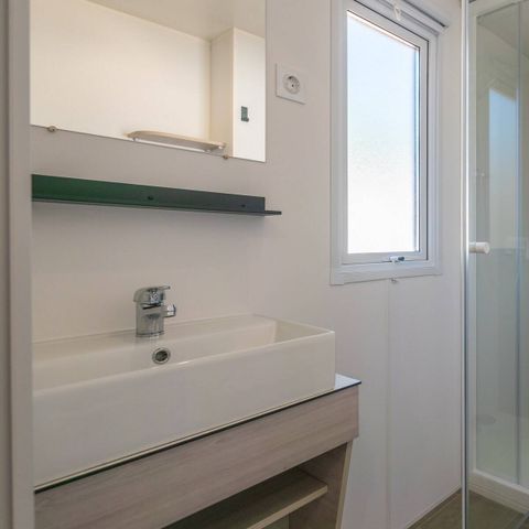 Mobile home 8 persons - Mobile-home | Comfort | 3 Bedrooms | 6/8 Pers. | Raised terrace | TV