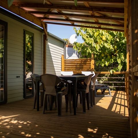 BUNGALOW 6 personnes - M-Home PREMIUM PLUS  2 ch - CLIM - TV - 31m²