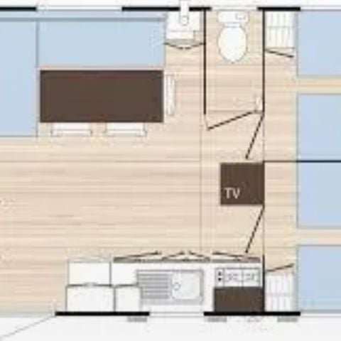 Mobile home 6 persons - FRAM COTTAGE CLASSIC