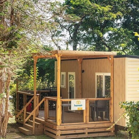 Stacaravan 4 personen - Stacaravan | Premium | 2 Slaapkamers | 4 Pers | Verhoogd terras | Airconditioning | TV