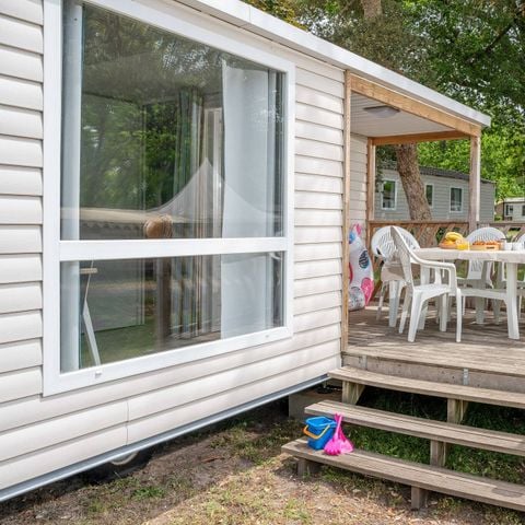 Mobilhome 6 personnes - Mobil-home | Comfort | 2 Ch. | 4/6 Pers. | Terrasse simple | Clim.