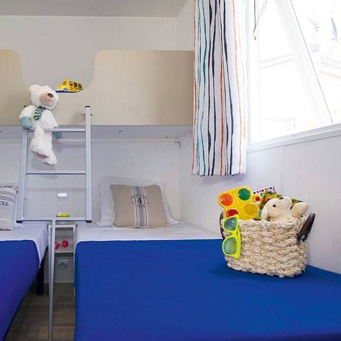 Stacaravan 6 personen - Mobile-home | Comfort | 2 Slaapkamers | 4/6 Pers. | Single terras | Air-con.