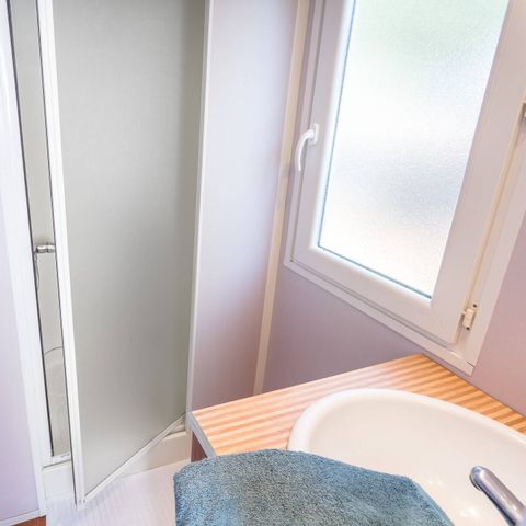 Stacaravan 6 personen - Stacaravan | Comfort | 2 Slaapkamers | 4/6 Pers. | Single terras