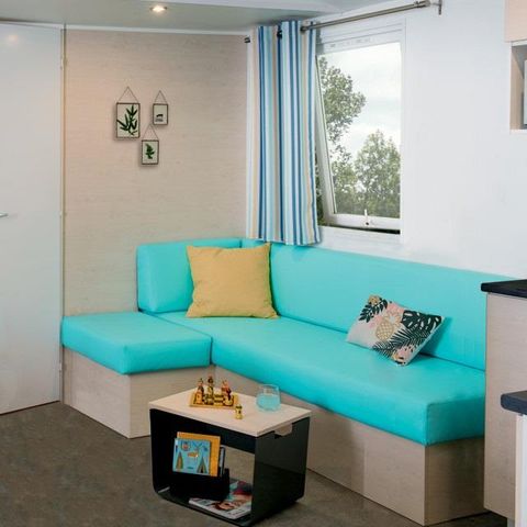 Stacaravan 6 personen - 3 slaapkamers