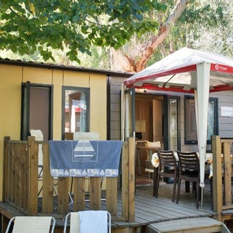 MOBILHOME 6 personnes - Comfort XL | 2 Ch. | 4/6 Pers. | Terrasse surélevée | Clim.