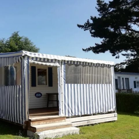 Mobilheim 4 personen - 2 Schlafzimmer - überdachte und geschlossene Terrasse