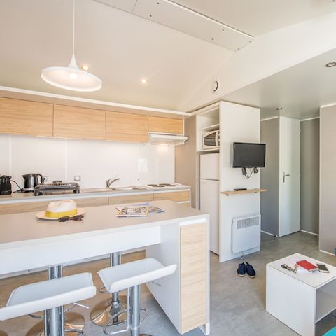 Stacaravan 6 personen - Cottage Confort 3 slaapkamers 6/8 pers