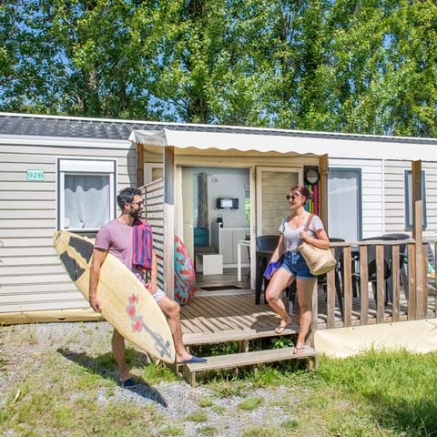 Mobilhome 6 personnes - Cottage Prestige - 3 chambres - 2 salles de bains