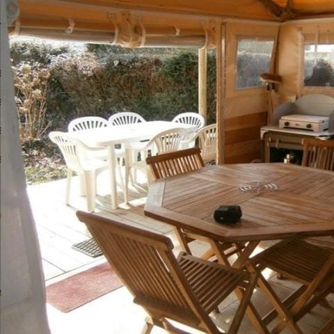 Tente en toile et en bois 6 personnes - Lodge URCHILO 6 personnes
