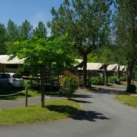 Canvas and wooden tent 6 persons - Lodge ULIA 6 persons