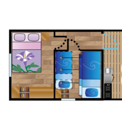 MOBILE HOME 4 people - Mobile-home ALBISTA*** sleeps 4