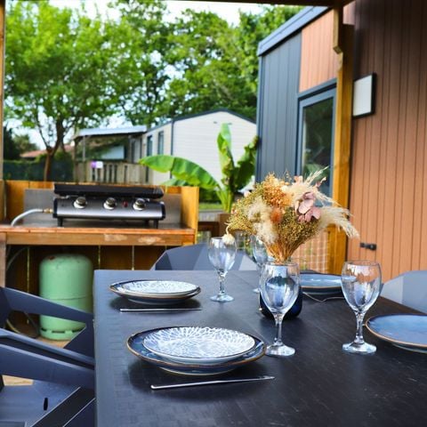 MOBILHOME 8 personnes - Mobile-home LUXE LOKIZ avec spa 8 personnes