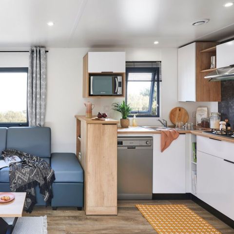 MOBILHOME 6 personas - JARA DE LUJO (con SPA y ropa de cama incluida)