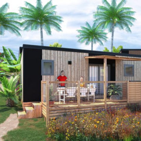 MOBILHOME 4 personas - ANDIA DE LUJO (con spa y ropa de cama incluida)