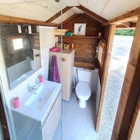 Canvas and wooden tent 2 persons - Lodge LAINA CONFORT 2 persons