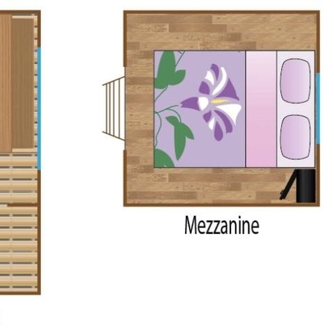 TENTE TOILE ET BOIS 2 personnes - Lodge LAINA 2 personnes