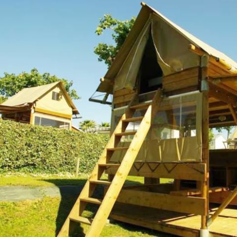 TENTE TOILE ET BOIS 2 personnes - Lodge LAINA 2 personnes