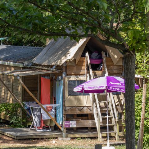 TENDA IN TELA E LEGNO 2 persone - Alloggio LAINA 2 persone