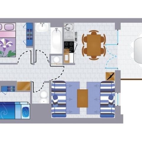 APARTEMENTO 6 personas - Piso OCEANE 4-6 personas