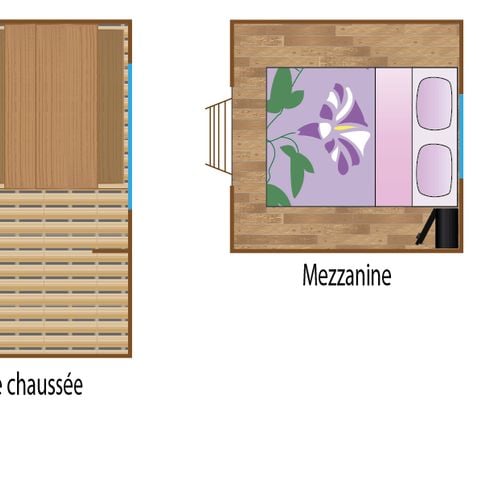Tente en toile et en bois 2 personnes - Tente LAINA CONFORT 2 personnes