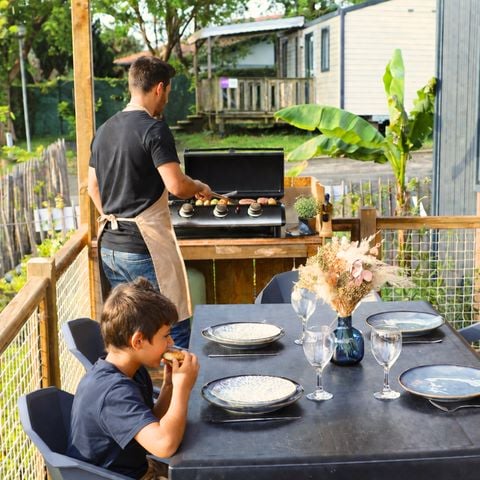 MOBILE HOME 4 people - Mobile-home LUXE ANDIA with spa 4 persons