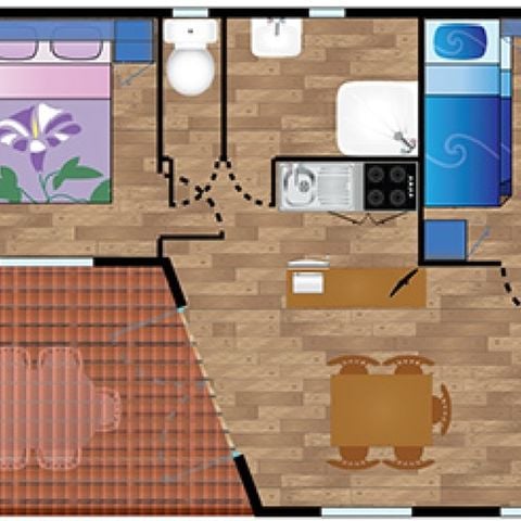 CHALET 5 personnes - Chalet IRATY*** 5 personnes