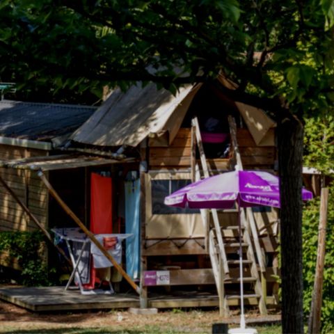 Canvas and wooden tent 2 persons - Lodge LAINA 2 persons