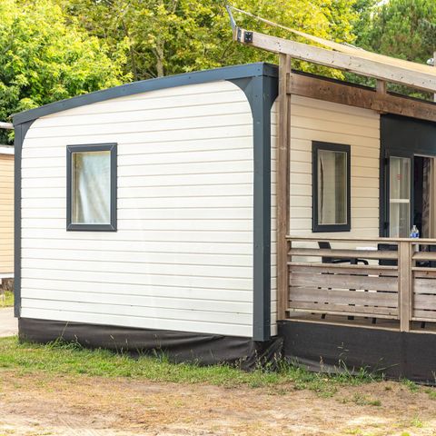 Mobile home 6 persons - Mobile-home | Premium | 3 Bedrooms | 6 Pers. | Raised terrace | Air-con.