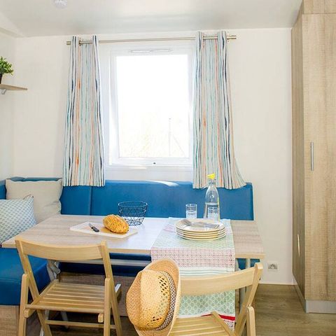 Mobile home 6 persons - Mobile-home | Comfort | 2 Bedrooms | 4/6 Pers. | Raised terrace | Air-con.
