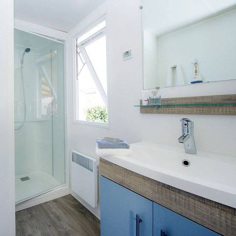 Mobile home 6 persons - Mobile-home | Comfort | 2 Bedrooms | 4/6 Pers. | Raised terrace | Air-con.