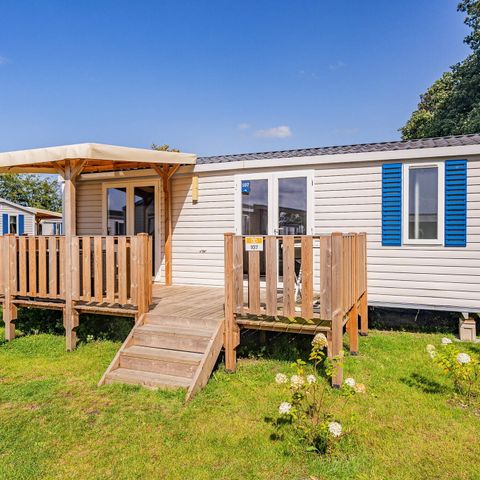 Mobile home 6 persons - Mobile-home | Comfort | 2 Bedrooms | 4/6 Pers. | Raised terrace | Air-con.