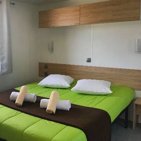 CASA MOBILE 4 persone - Casa mobile PMR | Comfort | 2 Camere da letto | 4 Persone | Terrazza rialzata | Aria condizionata.