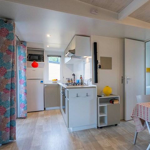 Mobilheim 5 personen - Mobilheim | Comfort | 2 Zi. | 5 Pers. | Erhöhte Terrasse | Clim.